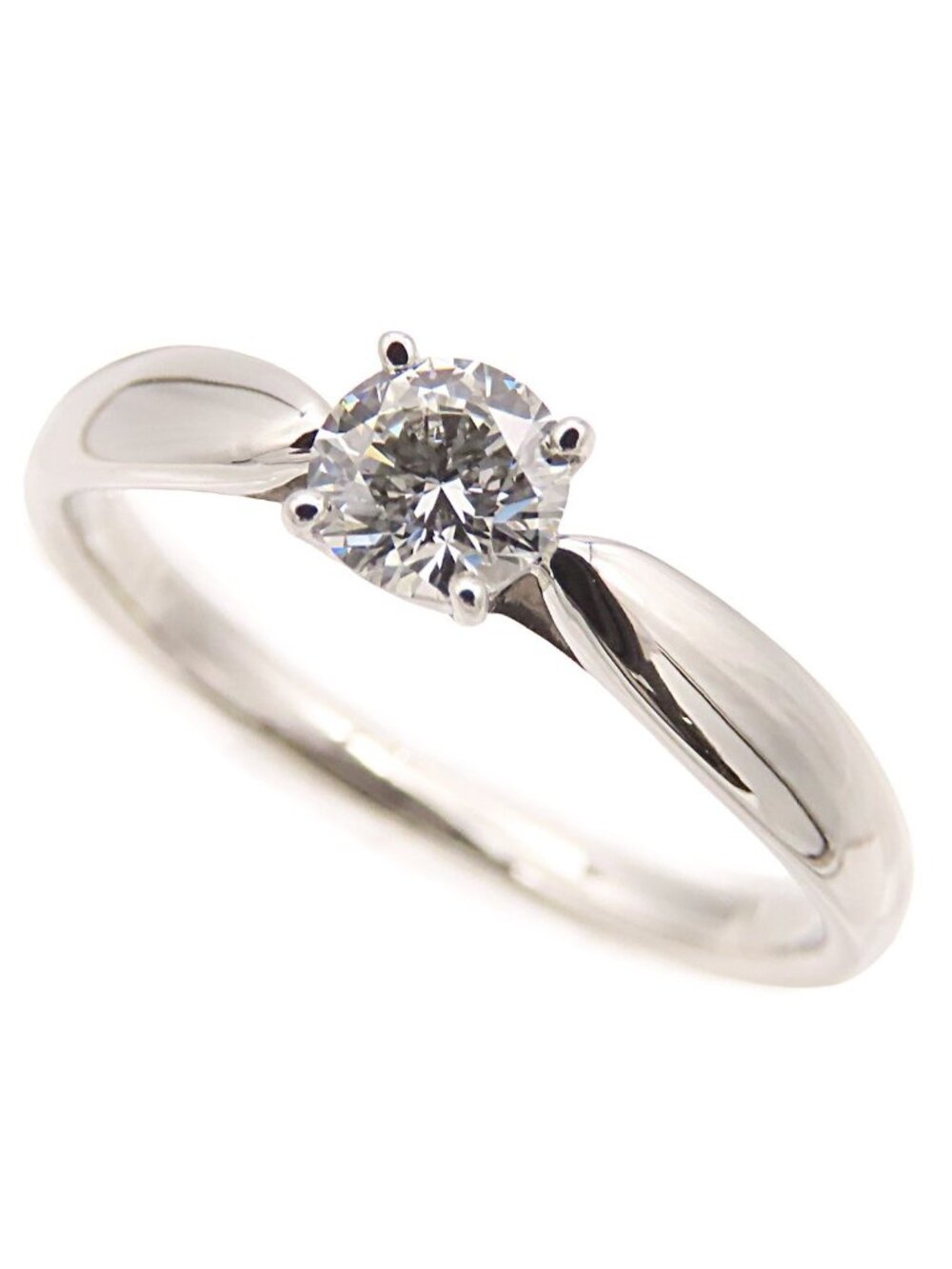 Tiffany & Co Harmony Engagement Ring Platinum Diamond